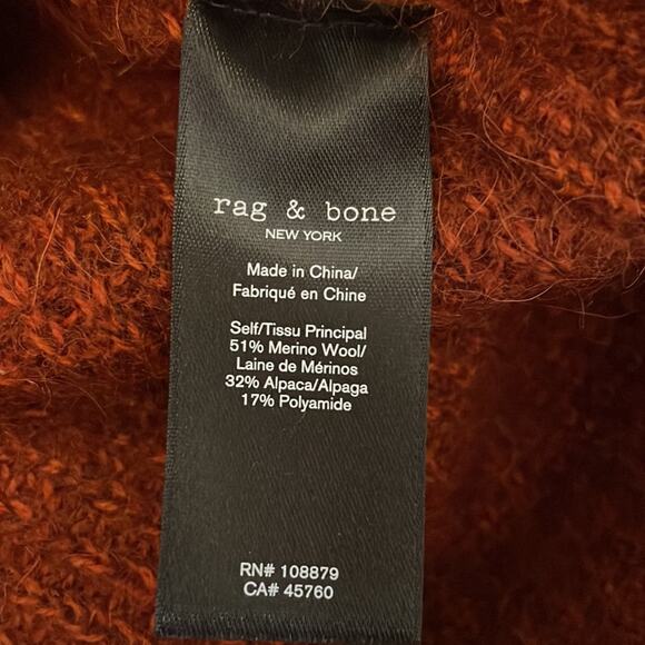 Rag and Bone Sweater Dress Long Sleeve Wool Alpaca Blend Liana Size XS - Picture 6 of 7